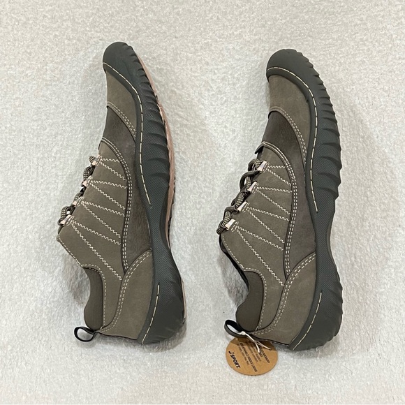 JSport by Jambu Grey Taupe Ballard Oxford Shoes NWT Size 8.5 - Picture 8 of 16